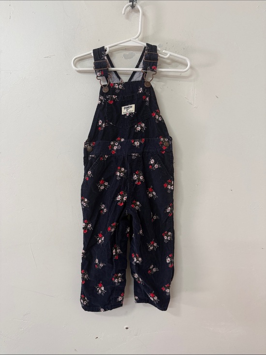 OshKosh B'gosh Other - OshKosh B'gosh Navy Floral Kids Overalls